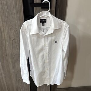 Ralph Lauren White Dress Shirt Classic Formal Wear